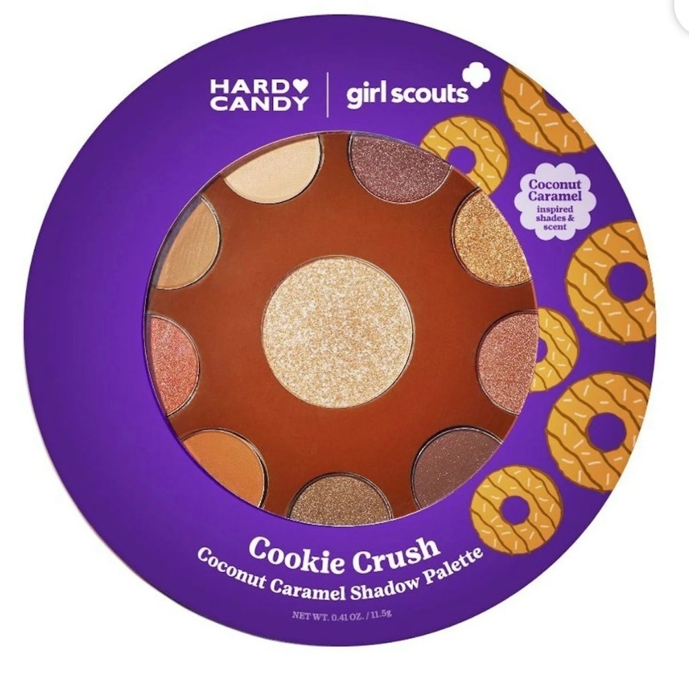 Hard Candy Girl Scouts Cookie Crush Coconut Caramel Shadow Palette
